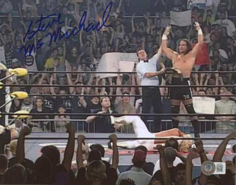 Steve McMichael WCW Authentic Signed 8x10 Photo Autographed BAS #BL91207