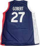 Rudy Gobert signed jersey PSA/DNA France Autographed
