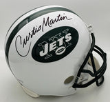 Curtis Martin Signed New York Jets Full-Size Helmet (PSA COA) 5xPro Bowl R.B.