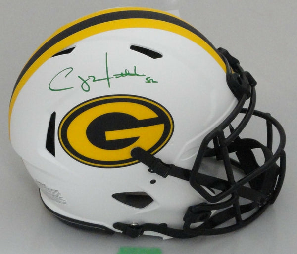 Packers CLAY MATTHEWS Signed Full Size Riddell Authentic LUNAR Helmet AUTO JSA