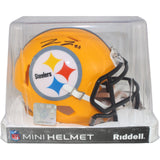 Pat Freiermuth Autographed Pittsburgh Steelers Mini Helmet Beckett Witness 53141