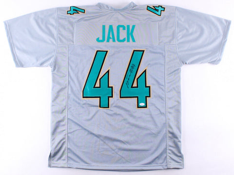 Myles Jack Signed Jaguars Grey Jersey (JSA COA) Jacksonville Linebacker / UCLA