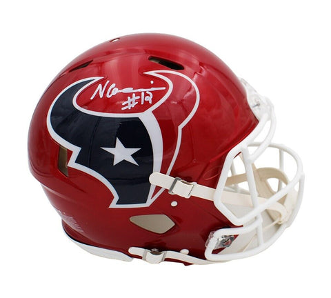 Nico Collins Signed Houston Texans Speed Authentic Flash NFL Helmet