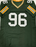 SEAN JONES Signed Replica Green Jersey w/ SB XXXI - Green Bay Packers - BAS