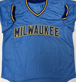 ROBIN YOUNT - Milwaukee Brewers - Signed Custom Powder Blue Jersey AUTO - BAS