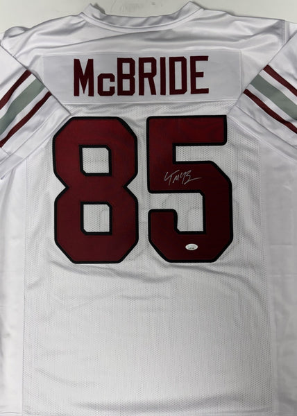 TREY MCBRIDE - Signed Custom White Jersey AUTO - Arizona Cardinals - BAS