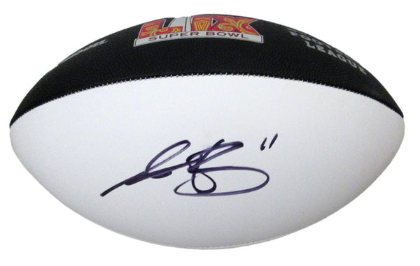 A.J. Brown Signed/Auto Super Bowl LIX Logo Football Eagles Beckett 195539