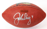 John Elway Autographed Ltd. Edition Denver Broncos Retirement Football #45/2500