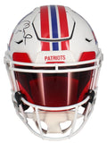 Tom Brady Autographed Patriots Throwback Speed Flex Helmet w/ Visor Fanatics