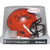Clay Matthews Sr. Signed Cleveland Browns Mini Helmet Beckett 42812