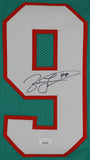 Jason Taylor Authentic Signed Teal Pro Style Jersey Autographed JSA Witness