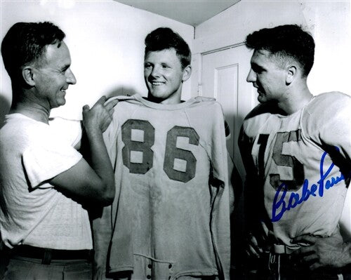 GB Packers quarterback BABE PARILLI Signed 8x10 Photo #4 AUTO - Bill Howton