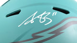 AJ Brown Autographed Philadelphia Eagles F/S Rave Speed Helmet Beckett W Holo