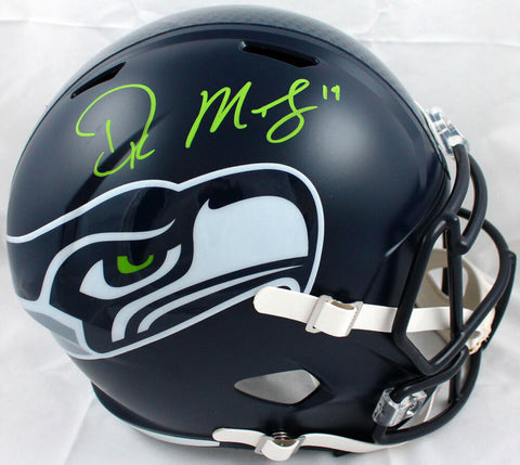 DK Metcalf Autographed Seattle Seahawks F/S Speed Helmet-Beckett W Hologram
