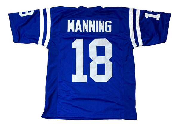 Peyton Manning Indianapolis Blue Football Jersey