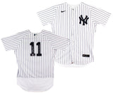 Yankees Anthony Volpe "1st MLB Hit" Signed Nike Pinstripe Jersey Fanatics & MLB