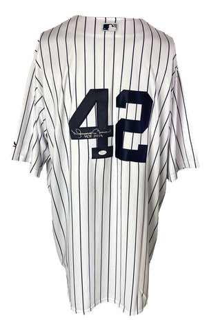 Mariano Rivera Signed New York Yankees Majestic Replica Jersey HOF 19 JSA