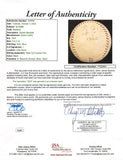 Tigers Ty Cobb Signed 1925 B. Bancroft Johnson Reach OAL Baseball JSA #YY52491