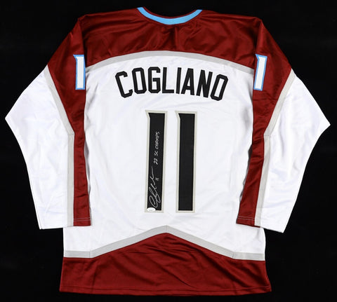 Andrew Cogliano Signed Colorado Avalanche Jersey Inscribed "22 SC Champs" JSA QR