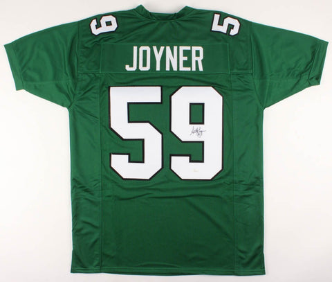 Seth Joyner Signed Philadelphia Eagles Jersey (JSA COA) Philly Hall of Fame / LB