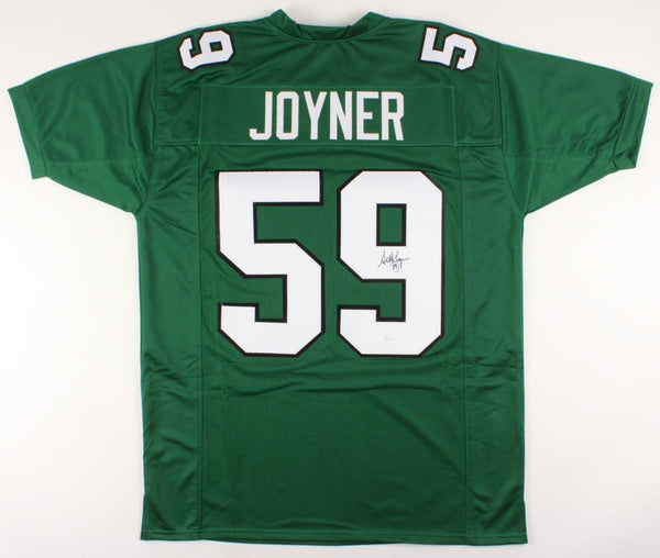 Seth Joyner Signed Philadelphia Eagles Jersey (JSA COA) Philly Hall of Fame / LB