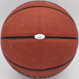 Bill Bradley Autographed NBA Leather Basketball Knicks (Flat) JSA #AV29194
