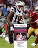 Malcolm Mitchell Autographed 8x10 Photo New England Patriots JSA 183081