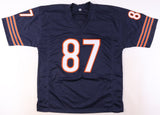 Ed O'Bradovich Signed Chicago Bears Jersey (Beckett) Da Bearsss D.E. 1962-1971