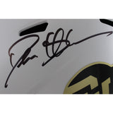 Deion Sanders Autographed Colorado Buffaloes F/S White Helmet Beckett 49654