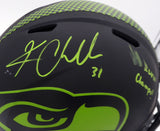 Kam Chancellor Auto Seahawks Eclipse Full Size Auth Helmet (Signed 2x) 98094