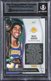 Lakers Magic Johnson Signed 2019 Panini Prizm NBA Finalist #7 Card BAS Slabbed