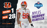 Myles Murphy "Who Dey!" Signed Cincinnati Bengals Jersey (GTSM) 2023 1st Rnd Pck