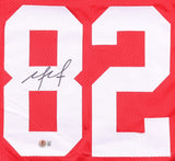 Mario Manningham Signed San Francisco 49ers Jersey (Beckett) Ex Michigan WR