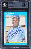 Royals Bo Jackson Authentic Signed 1987 Fleer #369 Rookie Card BAS Slabbed