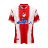 Jimmy Floyd Hasselbaink Signed Atletico Madrid Soccer Jersey 17 with Beckett COA
