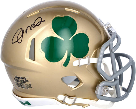 Joe Montana Notre Dame Fighting Irish Signed Riddell Speed Mini Helmet