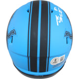 Sam LaPorta Autographed/Signed Detroit Lions Rave Mini Helmet Beckett 53639