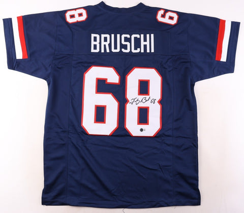Tedy Bruschi Signed Arizona Wildcats Jersey (Beckett) 1996 Patriots 3rd Rnd Pick