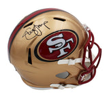 Steve Young Signed San Francisco 49ers Speed Full Size 96-08 Red Facemask Helmet