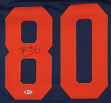 Trey Burton Signed Chicago Bears Color Rush Jersey (Beckett COA) Tight End