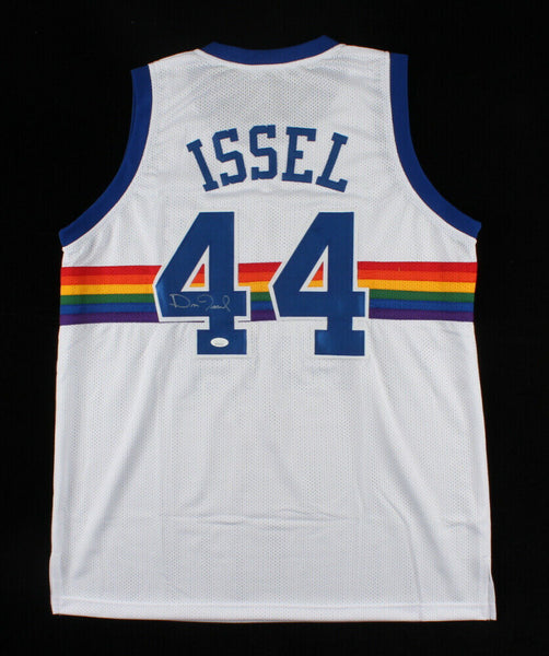 Dan Issel Signed Denver Nuggets Jersey (JSA COA) Ex Kentucky Wildcat HOF Center