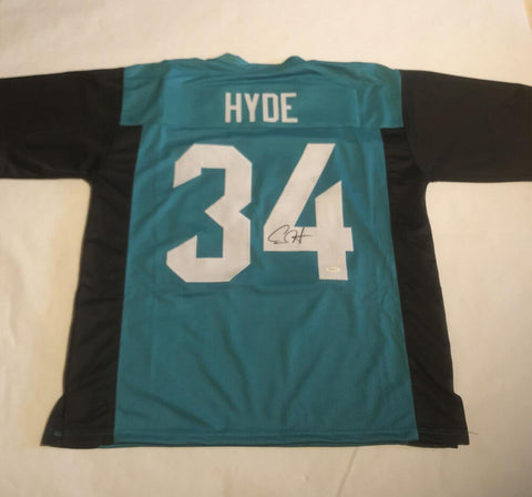Carlos Hyde Signed Jacksonville Jaguar Jersey (JSA COA) Ohio State Running Back