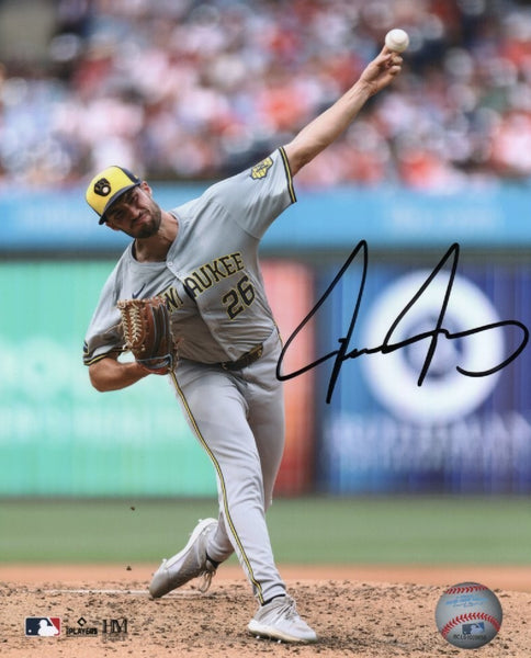 Milwaukee Brewers Pitcher AARON ASHBY Signed 8x10 Photo #3 AUTO