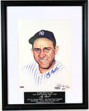 Yogi Berra Autographed 8x10 Portrait Photo -- Framed | New York Yankees | PSA COA