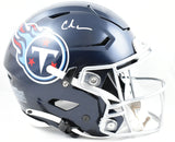 Chris Johnson Autographed Tennessee Titans F/S Speed Flex Helmet Beckett W Holo