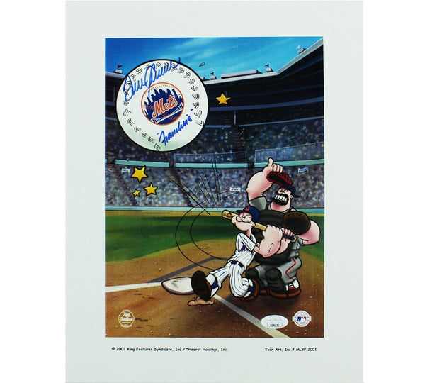 Tom Seaver Signed New York Mets Unframed 12x17 Popeye MLB Photo 109/5000