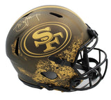 Steve Young Signed San Francisco 49ers Speed Authentic Custom Gold/Digi Helmet