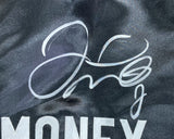 Floyd Mayweather Jr Signed Custom Black Money Mayweather Boxing Trunks BAS ITP