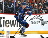Martin Necas Autographed 8x10 Colorado Avalanche (Burgandy Jersey) (black pen)