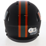 Devin Hester Signed Miami Hurricanes Speed Mini Helmet (Beckett) Chicago Bears